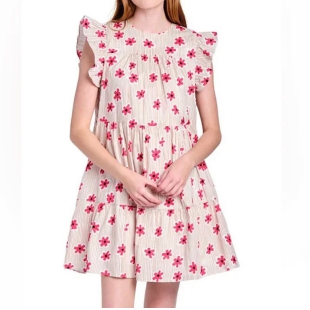 Anthropologie-  Floral Print dress M